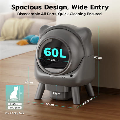 Cura X1 Self-Cleaning Cat Litter Box™