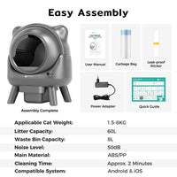 Cura X1 Self-Cleaning Cat Litter Box™